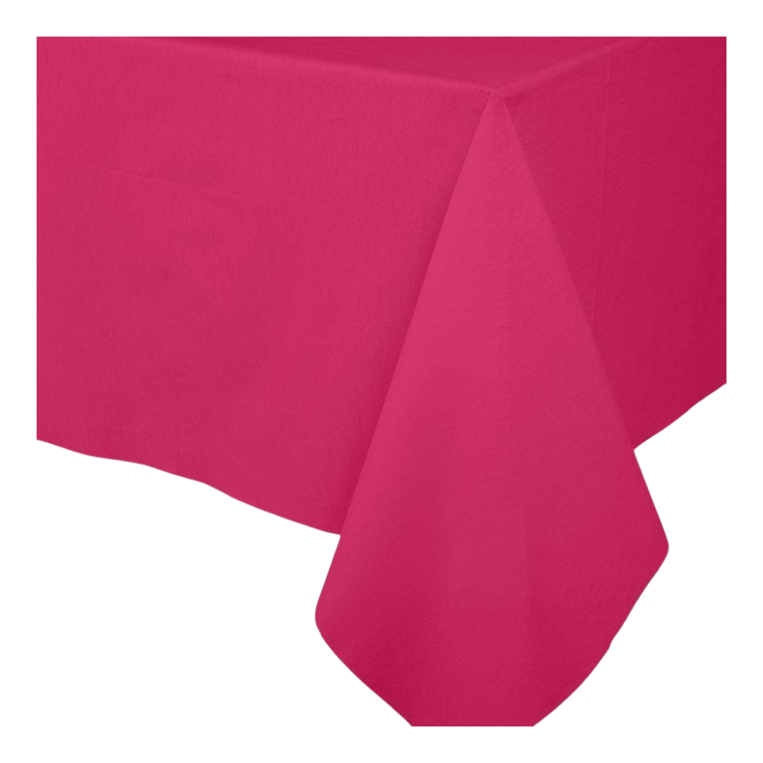 Fuchsia Paper Linen Solid Table Cover