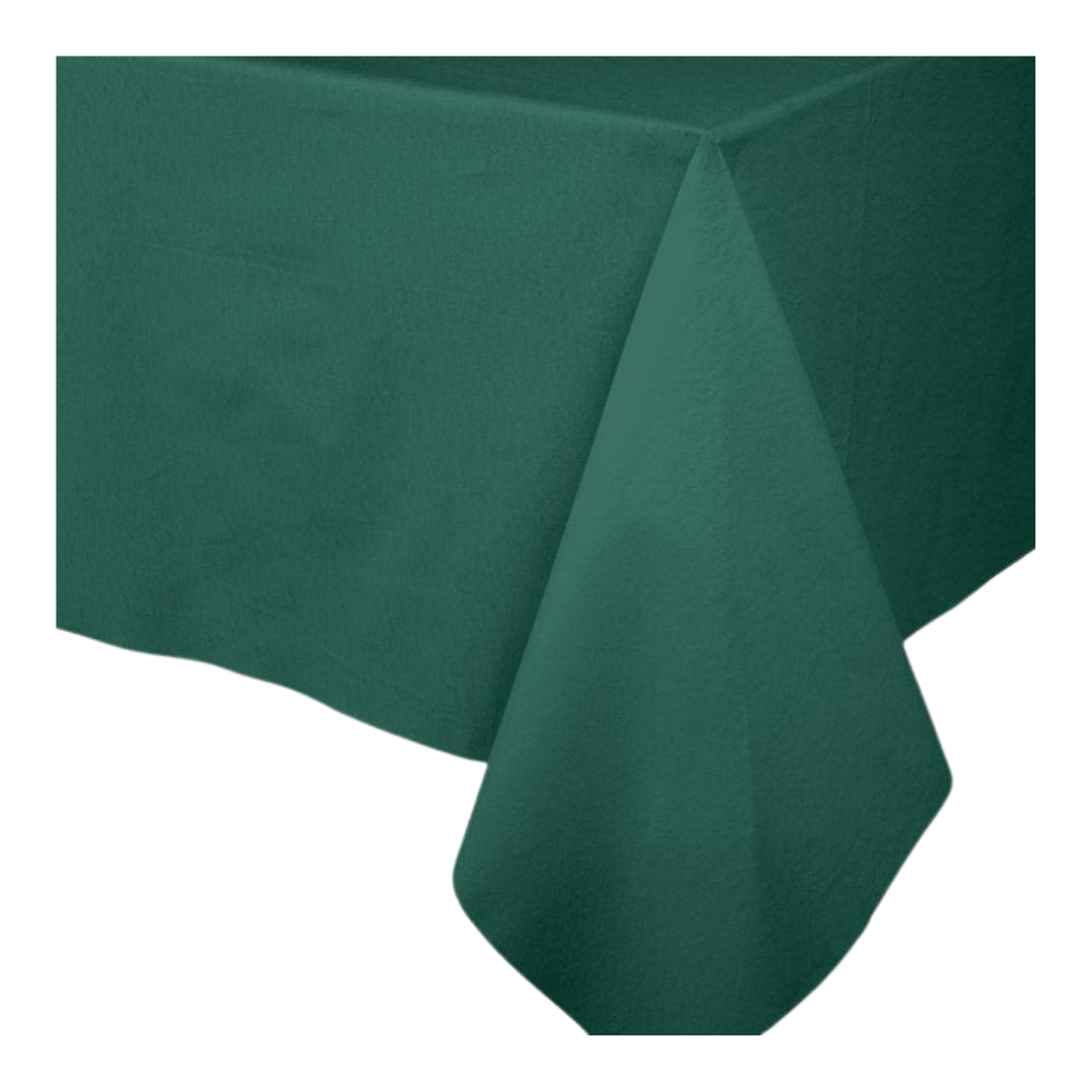 Emerald Paper Linen Solid Table Cover