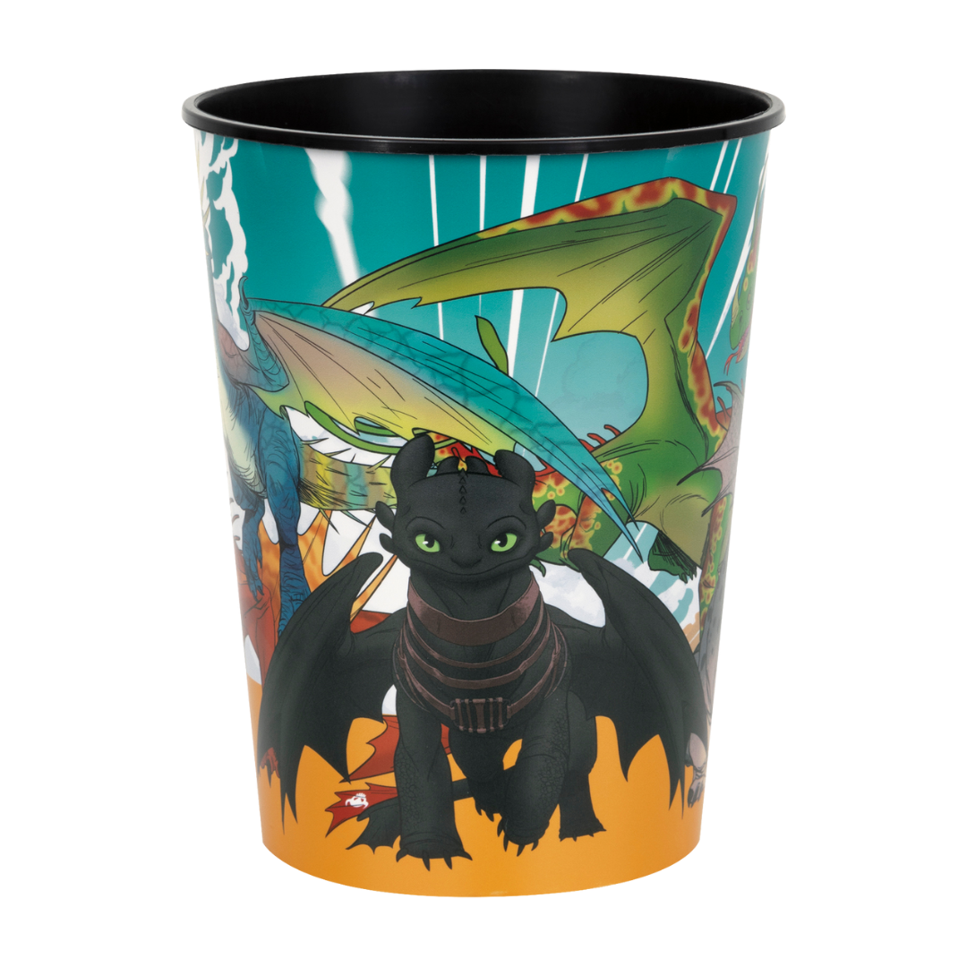Multicolor How to Train Your Dragon Plastic Stadium Cup