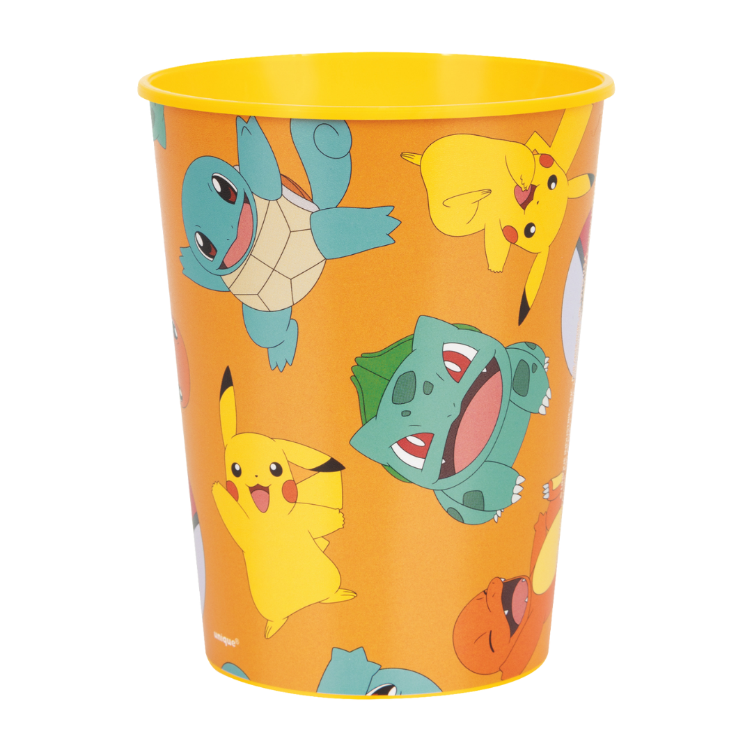 Orange Pokemon Plastic Stadium Cup