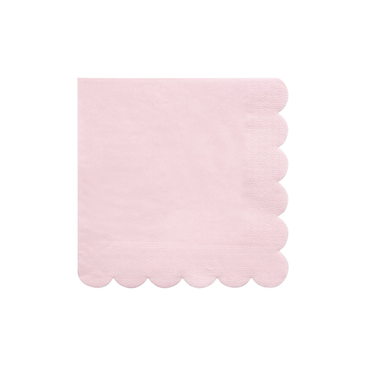 Multicolor Scallop Edge Dinner Napkins