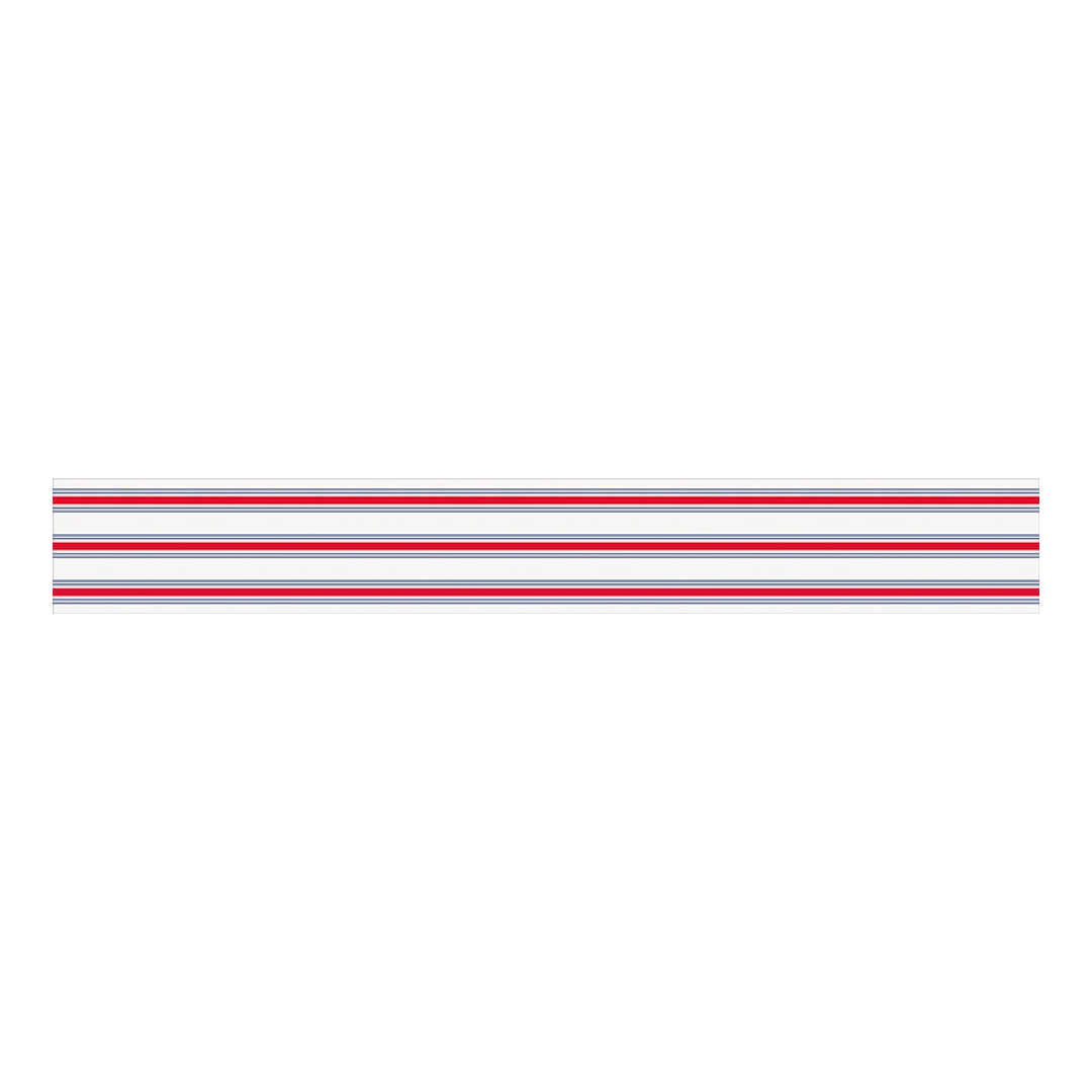 Red, Blue & White Patriotic Paper Table Runner