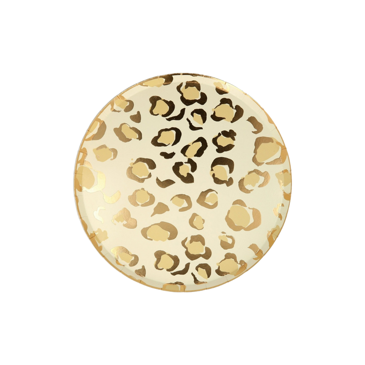 Assorted Color Safari Animal Print Appetizer Plates