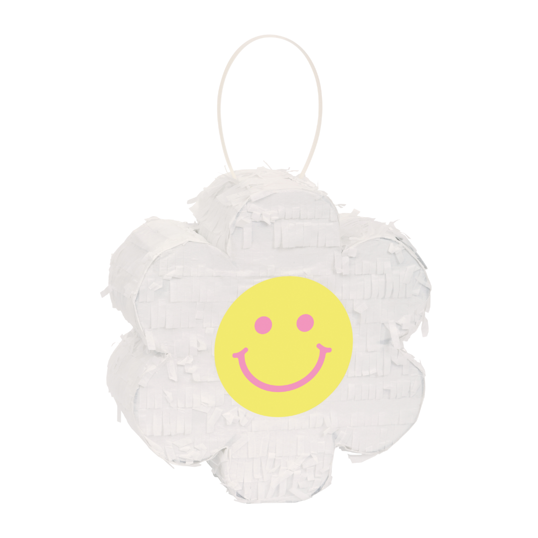 White Daisy Mini Pinata - 7.50" x .25" x 16"