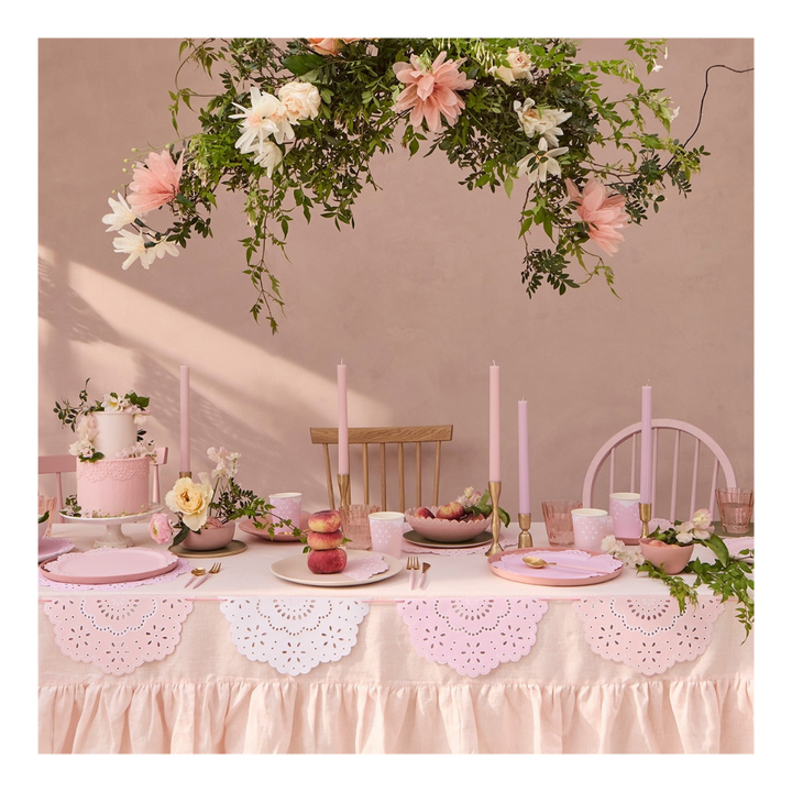 Pastel Broderie Anglaise Lace Pennant Garland