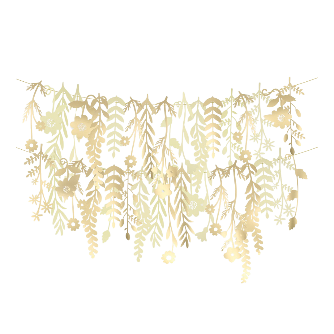 Gold Flower Backdrop