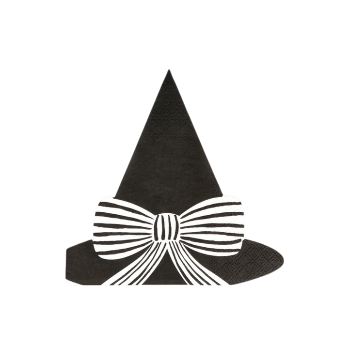 Black Witch Hat Dinner Napkins