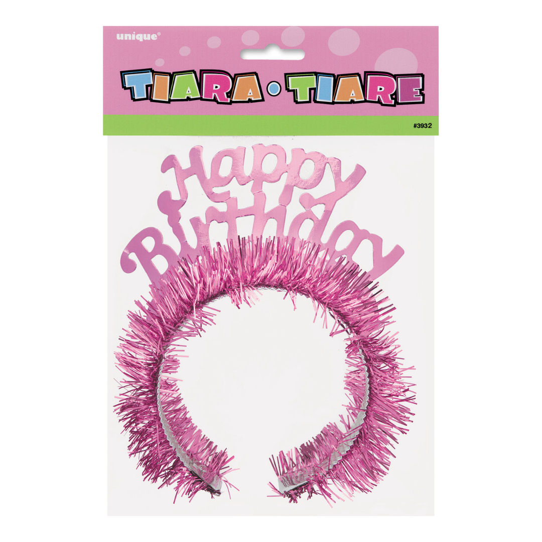 Pink "Happy Birthday" Tiara