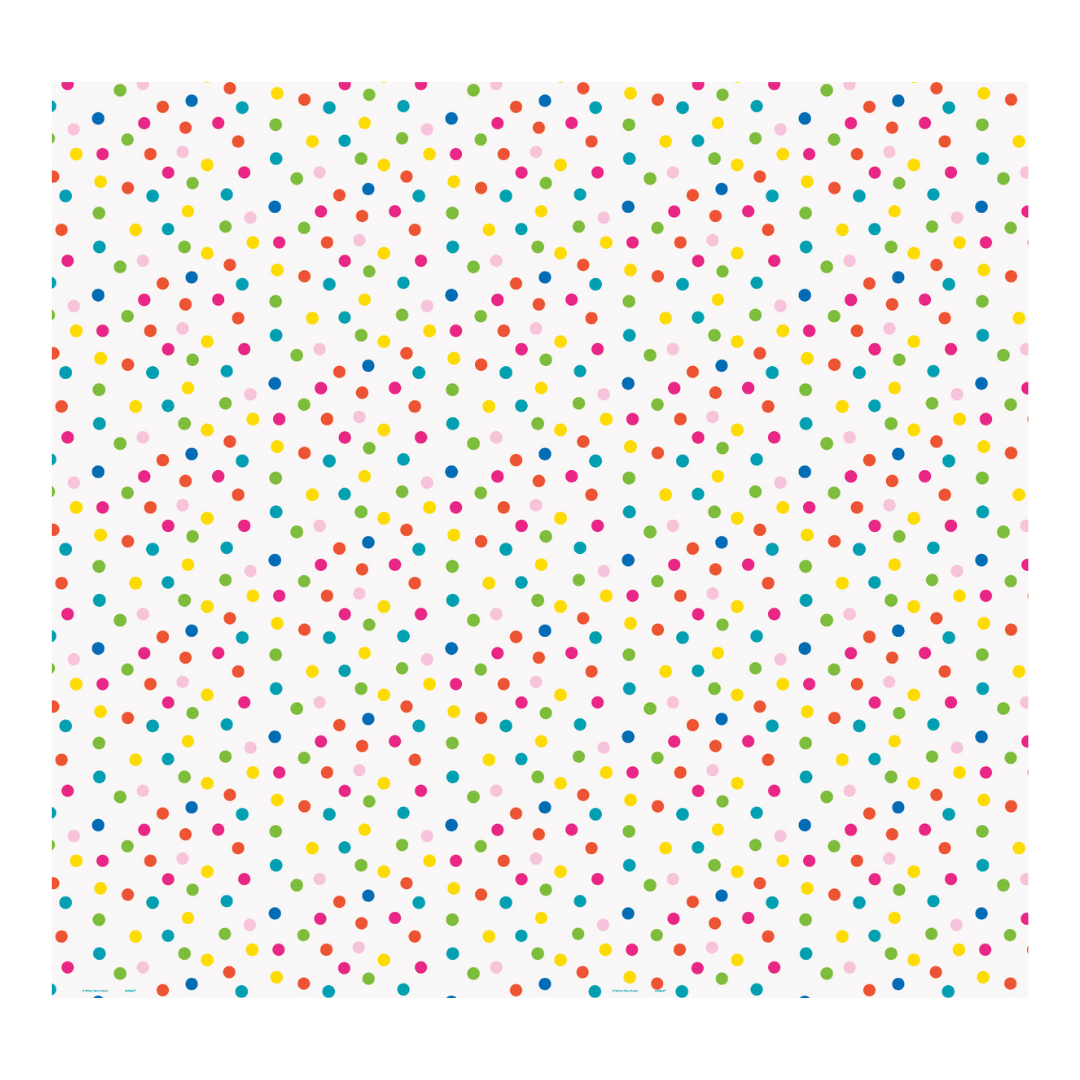 Rainbow Polka Dot Birthday Gift Wrap