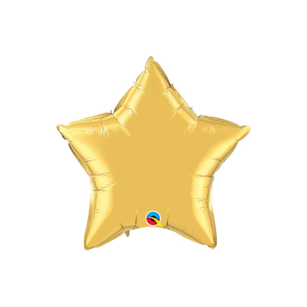 4" METALLIC GOLD STAR (AIR FILLED ONLY)