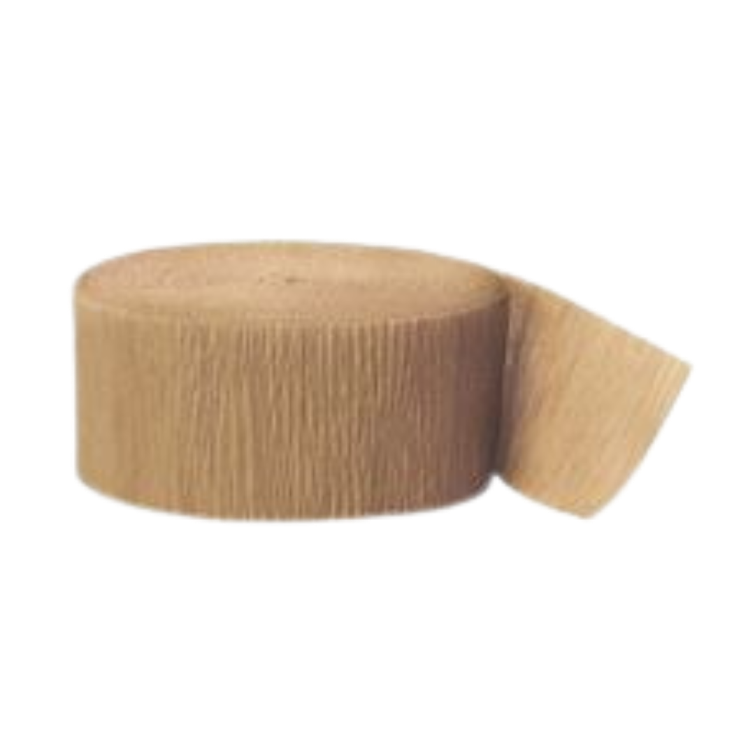 Gold Crepe Streamers