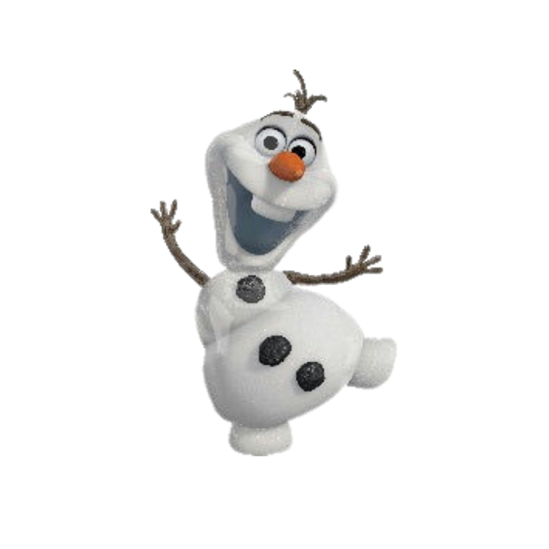 White Disney Frozen Foil Balloon, Giant - Olaf