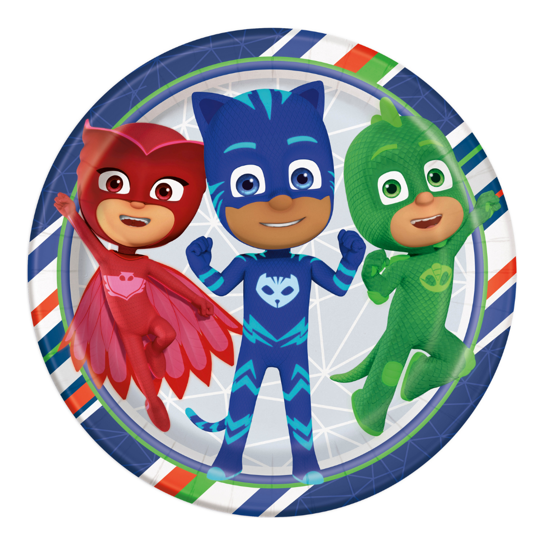 Blue PJ Masks Large Dinner Plates