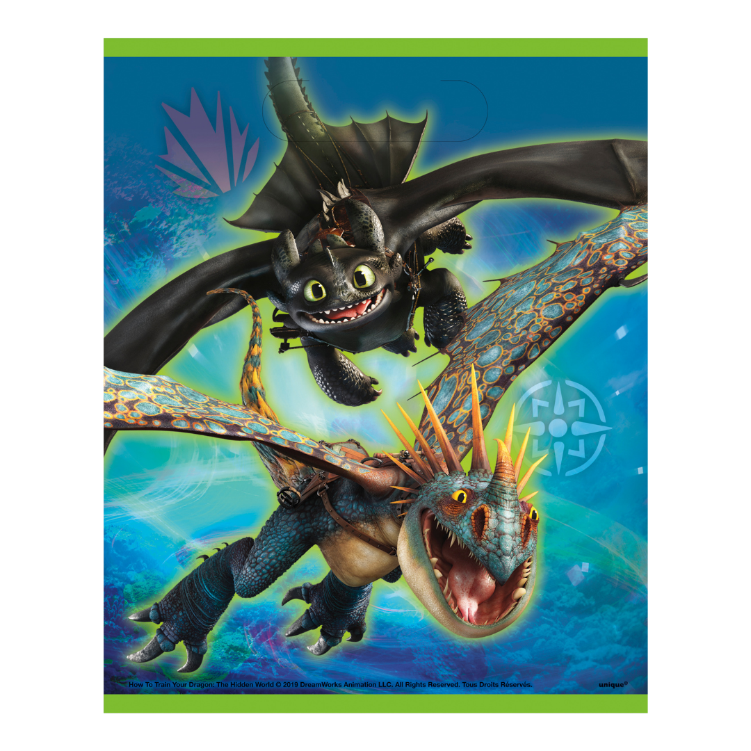 Blue and Black How to Train Your Dragon Loot Bags