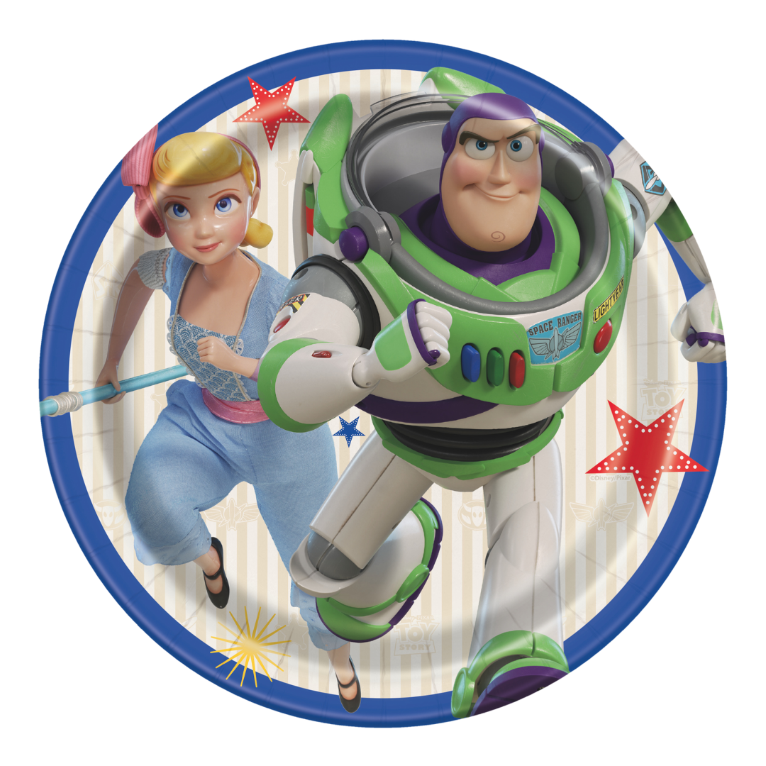 Blue and Green Toy Story Small Dessert Plates