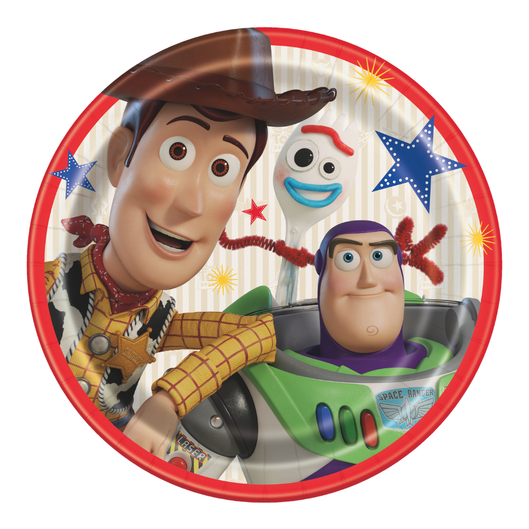Multicolor Toy Story Large Dinner Plates