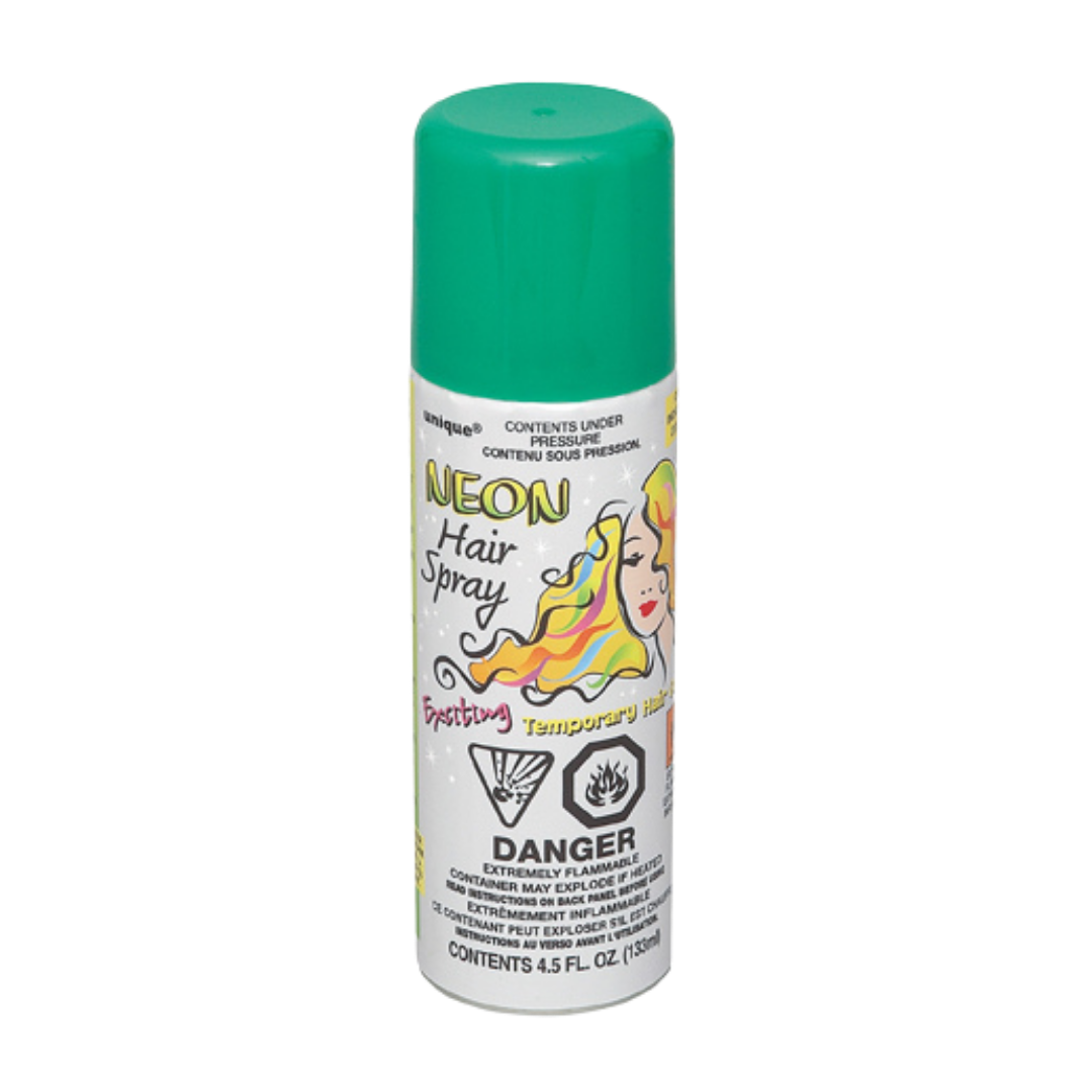 Green Neon Wacky String Hair Spray