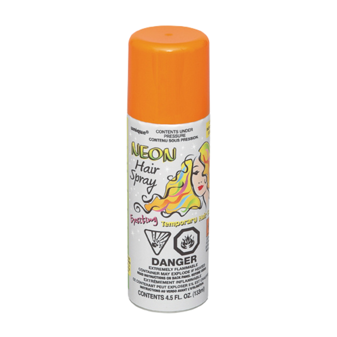 Orange Neon Wacky String Hair Spray