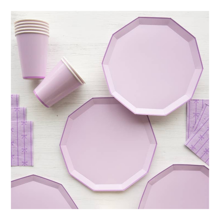 Lilac Signature Bow Cocktail Napkins