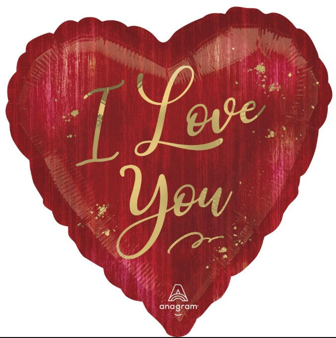 Red Rouge "I Love You" Foil Balloon