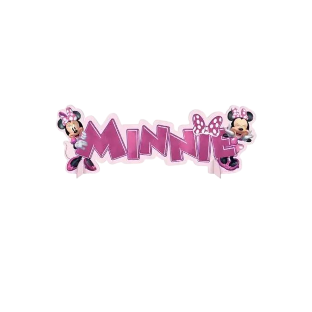 Pink Minnie Mouse Forever Table Decoration