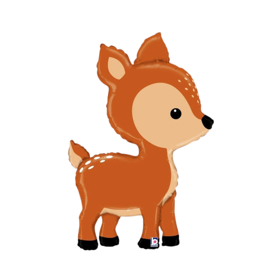 Brown Deer Foil Balloon,39in - Giant