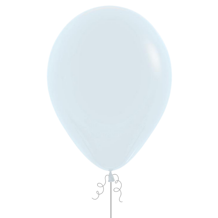 White Latex Balloon, 11in