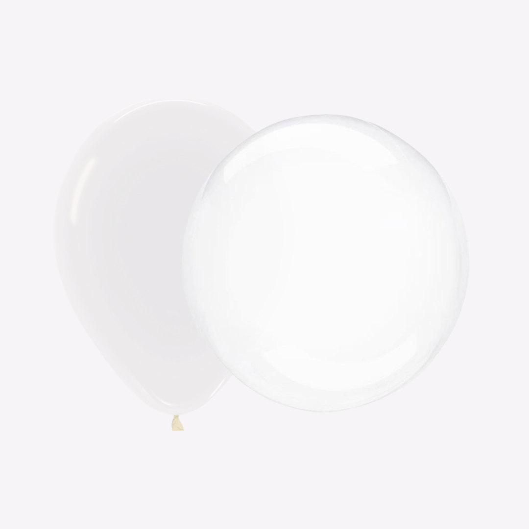 Clear Helium Balloons