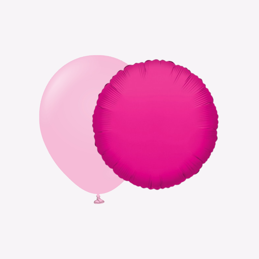 Pink Helium Balloons