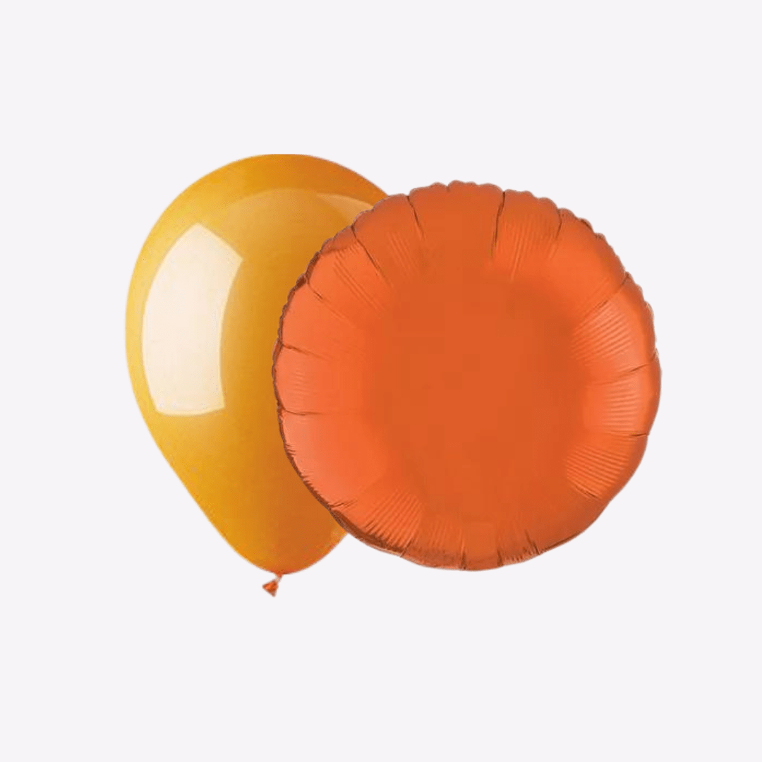 Orange Helium Balloons - Parte Haus 