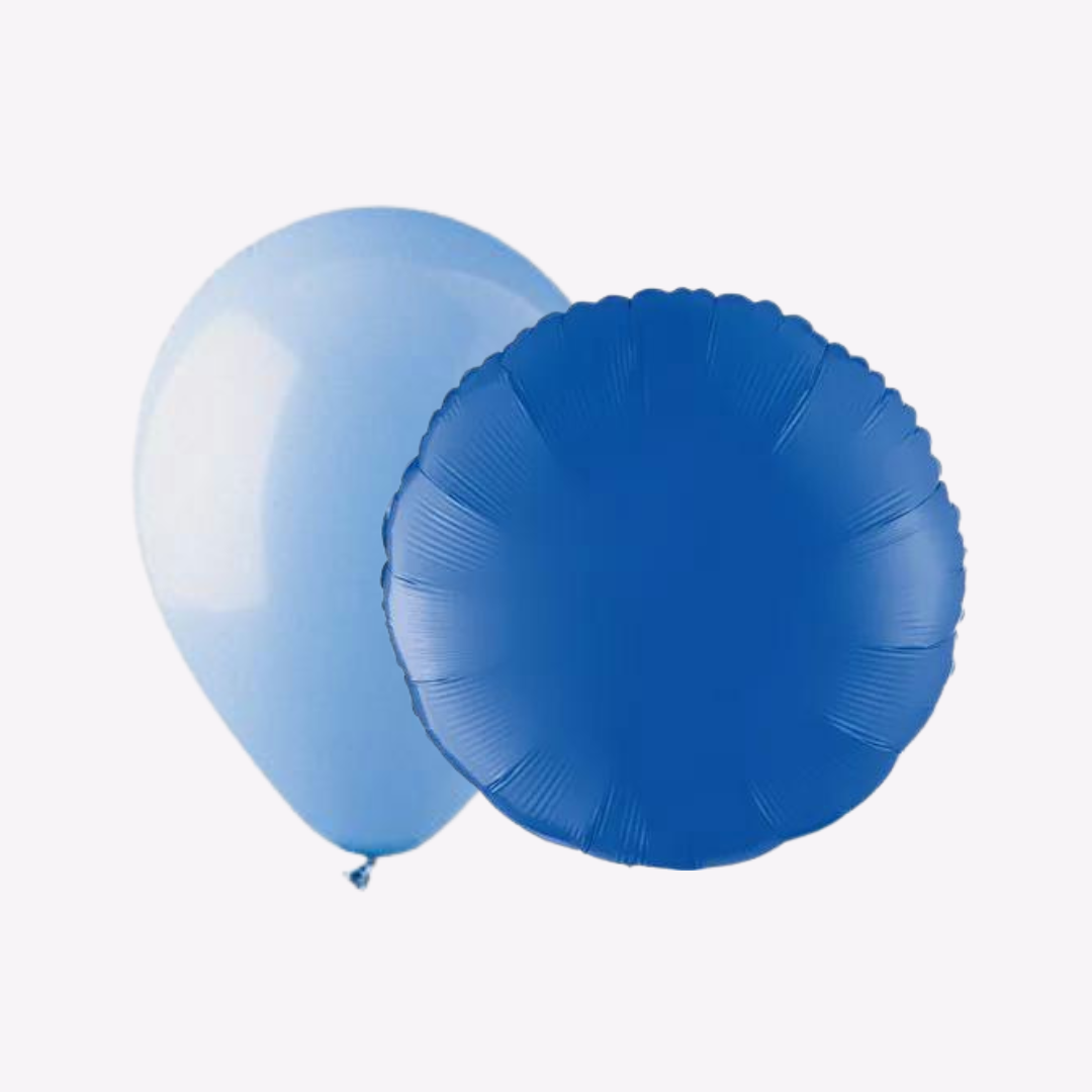 Blue Helium Balloons
