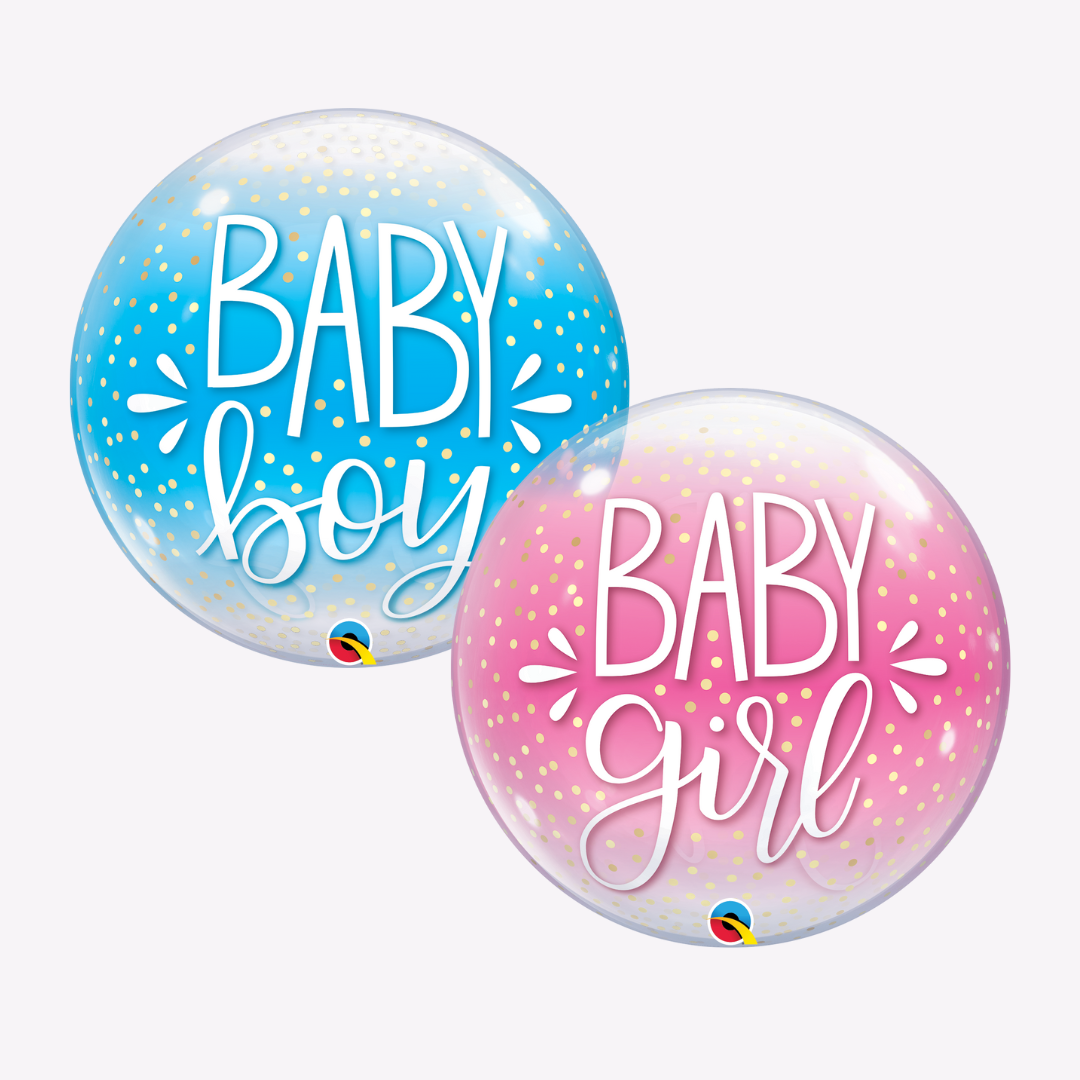 Gender Reveal Helium Balloons 2