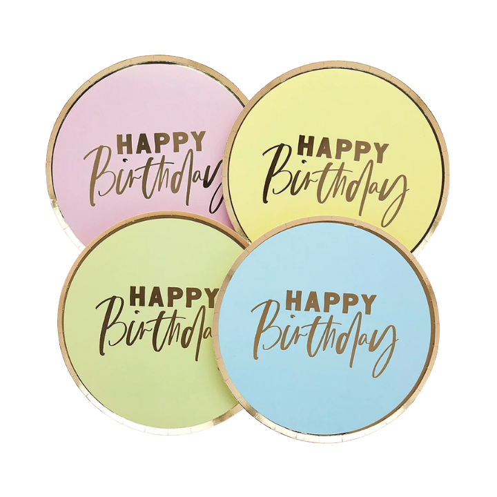 Multicolor & Assorted Plates