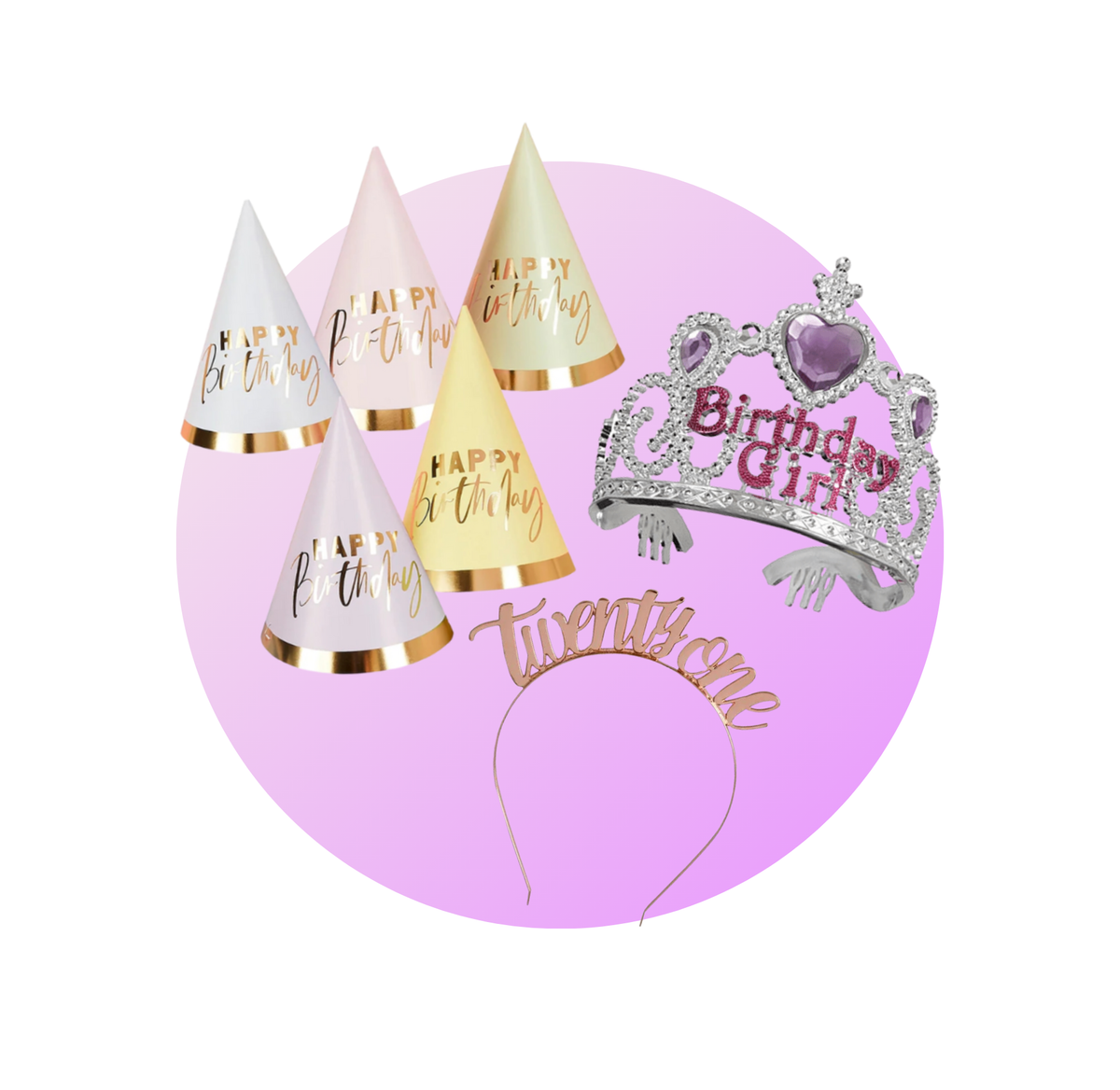 Party Hats, Headbands & Tiaras on Sale