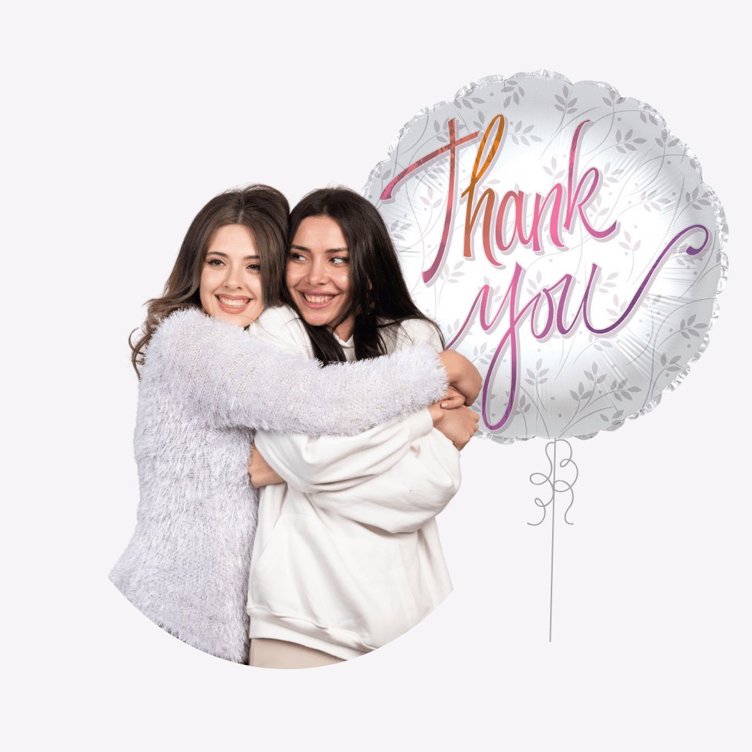 Thanks Helium Balloon Bundles - Parte Haus 
