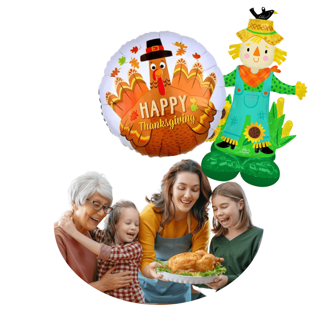 Thanksgiving Helium Balloons - Parte Haus 