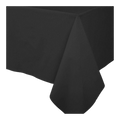Black tablecloth rectangular plain for birthday from Parte Haus party supply store in Bethesda MD