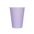 Lavender paper cup plain design birthday from Parte Haus party supply store in Bethesda Maryland