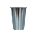 Silver paper cup metallic finish from Parte Haus party supply store in Bethesda Maryland