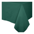 Hunter green rectangular table cover elegant solid decor from Parte Haus party supply store in Bethesda Maryland