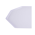 Lavender octagon plate with glossy finish birthday from Parte Haus party supply store in Bethesda Maryland
