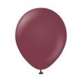 burgundy balloon with glossy finish classic round shape celebration decor from Parte Haus party supply store in Bethesda MD