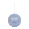 Iridescent blue disco ball cup with straw for birthday from Parte Haus party supply store in Bethesda MD