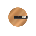 Bronze round charger plate with mirror finish elegant table setting from Parte Haus party supply store in Bethesda Maryland