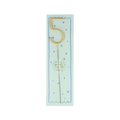 Gold number 5 sparkler candle on blue card birthday decoration from Parte Haus party supply store in Bethesda MD
