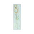 Gold number eight sparkler candle on blue packaging for birthday from Parte Haus party supply store in Bethesda MD