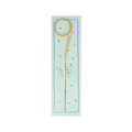 Gold number nine sparkler candle on blue card for birthday from Parte Haus party supply store in Bethesda Maryland