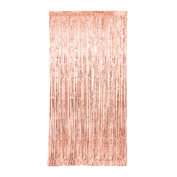 Rose Gold Foil Fringe Door Curtain