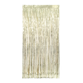 Gold fringe curtain metallic backdrop for birthday from Parte Haus party supply store in Bethesda Maryland