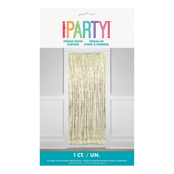 Gold Foil Fringe Door Curtain Backdrop